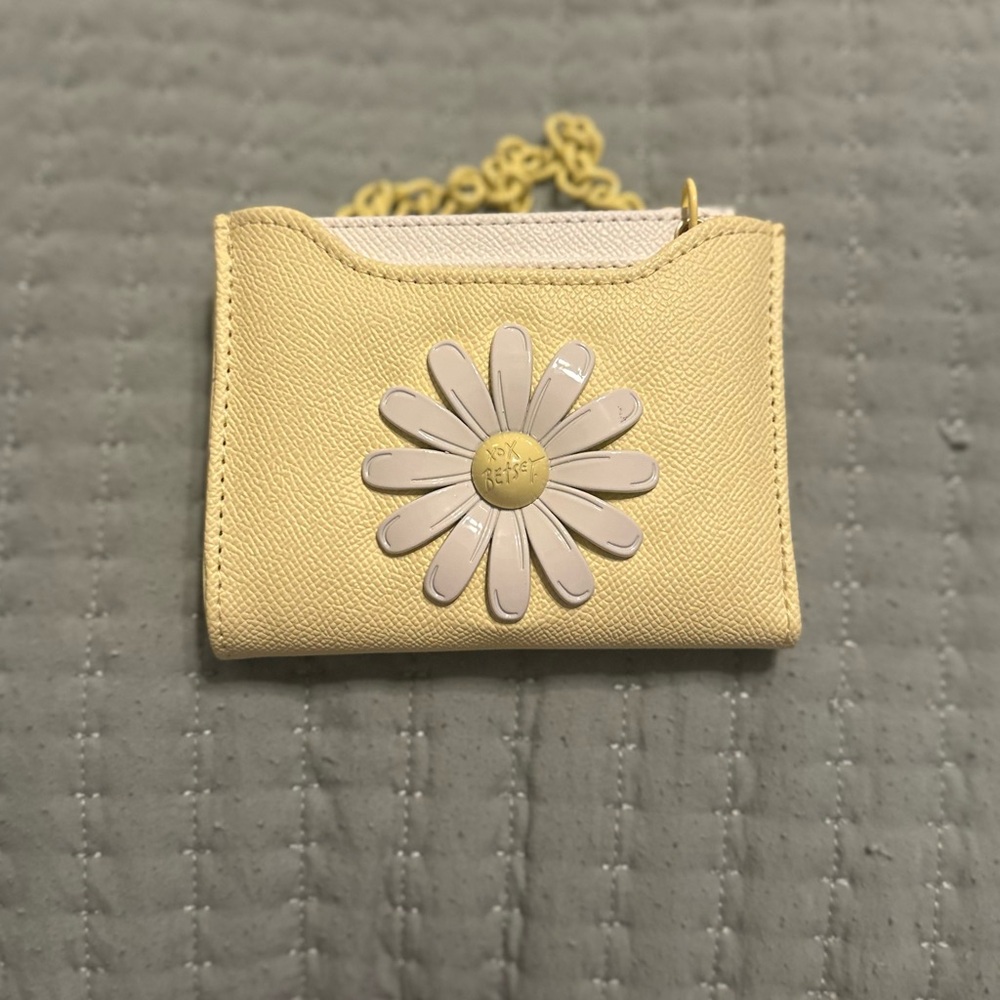 Betsey Johnson Yellow Daisy Wallet